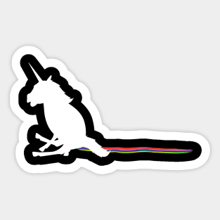 Unicorn Scoot Sticker